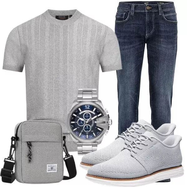 Casual Outfits Eleganter Sommerlook Herren modern