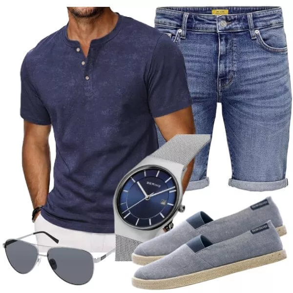 Sommer Outfits Männer Sommerlook mit Premium Stil