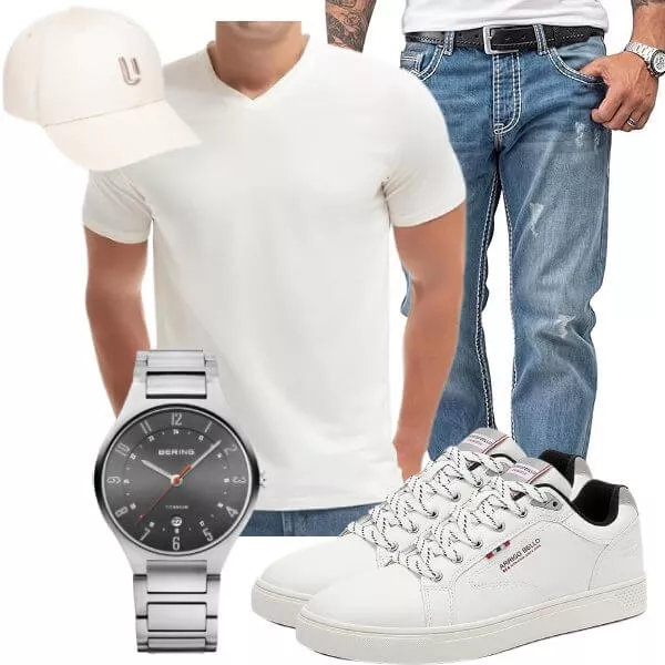 Casual Outfits Minimalistisches Herren Outfit Sommer