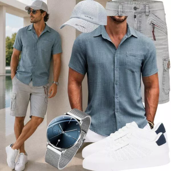 Casual Outfits Herren Sommer Outfit mit Premium Leinen