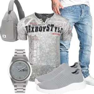 Sommer Outfits Sommermode Herren mit tshirt