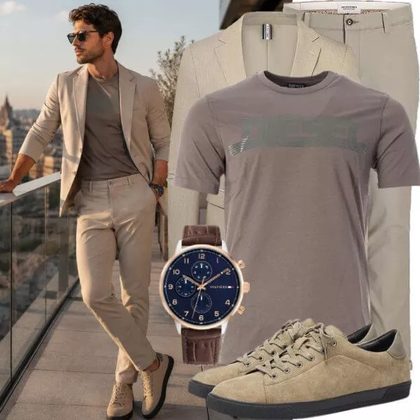 Business Outfits Premium Herbst Outfit Herren Freizeit