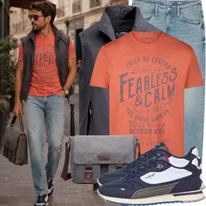 Herbst Outfits Freizeitlook Herren Herbst