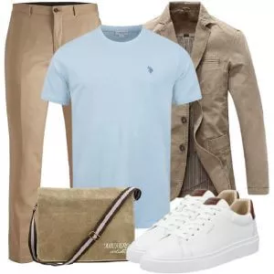 Casual Outfits Herren herbst Outfit mit Blazer