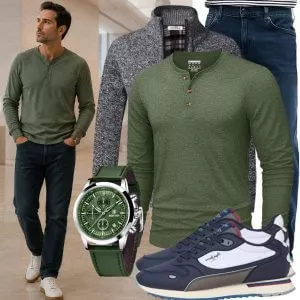Herbst Outfits Herbst Outfit Herren mit Cardigan