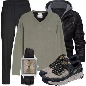 Herbst Outfits Herren Herbstmode mit Feinstrick