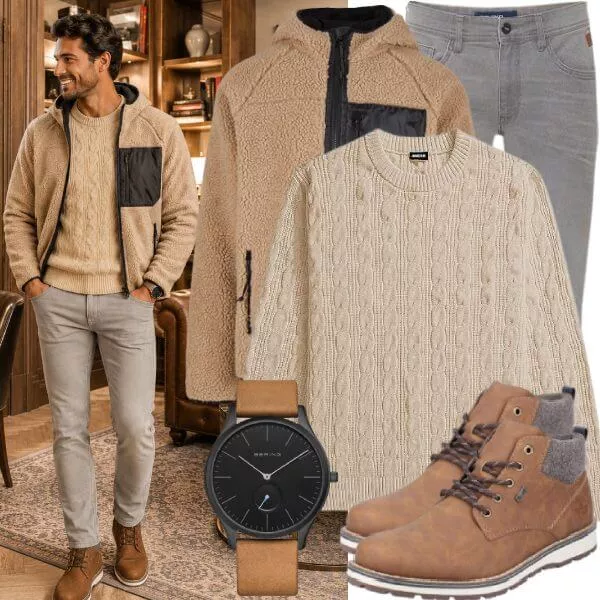 Herbst Outfits Modernes Büro Outfit Herren Herbst