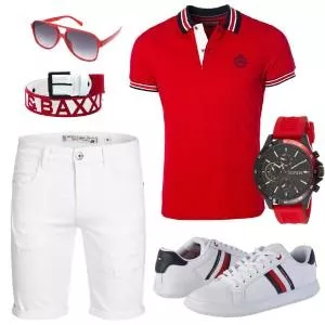 Sommer Outfits Casual Rot Outfit