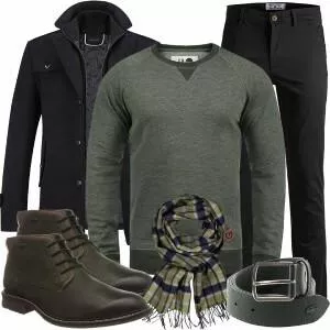 Casual Outfits Bequemes Winteroutfit