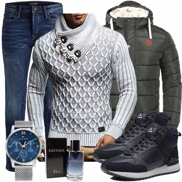 Winter Outfits Winterliches Freizeitoutfit