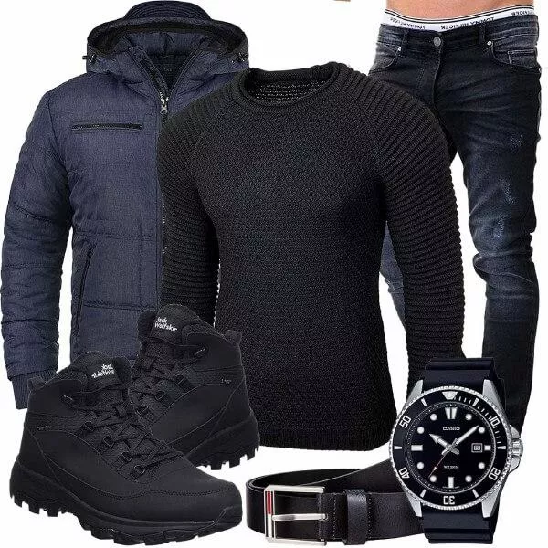 Winter Outfits Winterliches Freizeitoutfit