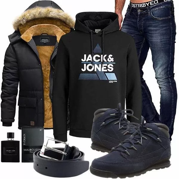 Casual Outfits Bequemes Winteroutfit