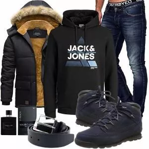 Casual Outfits Bequemes Winteroutfit