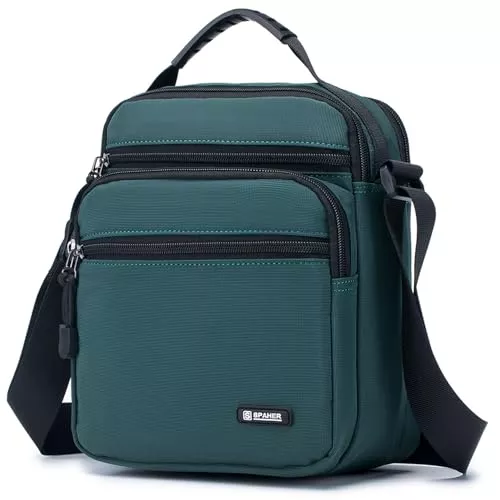 SPAHER Taschen & Rucksäcke SPAHER Leicht Herren Handtaschen Zum Umhängen Umhangetasche Mann Herrentasche Umhängetasche Handgelenktasche Schultertasche Herren Klein Herren Umhänge Handtaschen für Männer