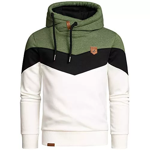 Amaci&Sons Kapuzenpullover Amaci&Sons Herren Basic Kapuzenpullover Sweatjacke Pullover Hoodie Sweatshirt 4052