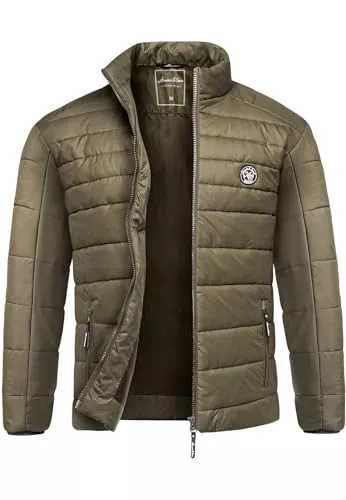 Amaci&Sons Jacken Amaci&Sons Herren Steppjacke Outdoor Basic Patch Jacke 9103