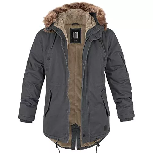 bw-online-shop Jacken bw-online-shop Winterparka Fishtail mit Futter Herren Parka Jacke