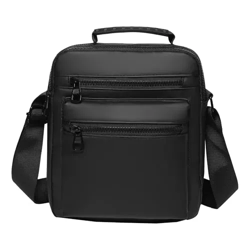 Goecice Taschen & Rucksäcke Goecice Umhängetasche Herren Crossbody Bag Schultertasche Herren Herrentasche Zum Umhängen wasserdichte Männer Tasche Herren Hohe Kapazität Handtasche Casual Messenger Bag für Reise Wandern Tägliches