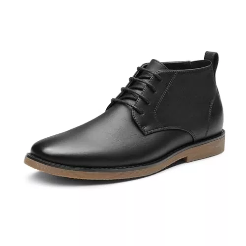 Bruno Marc Stiefel Bruno Marc Herren Chukka Boots Stiefelette Kleiden Wasserdicht Lederstiefel Schnürstiefel