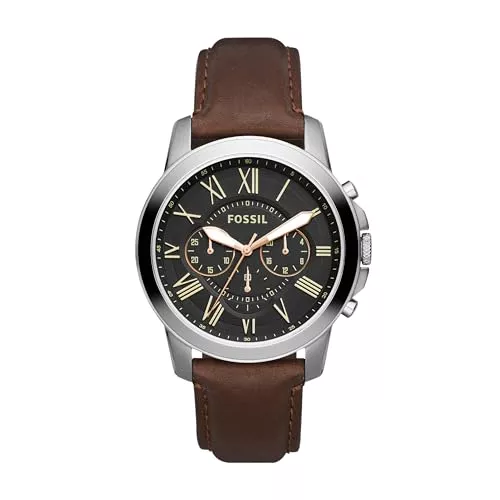 Fossil Uhren Fossil Grant Automatik mit braunem Lederarmband für Herren ME3099