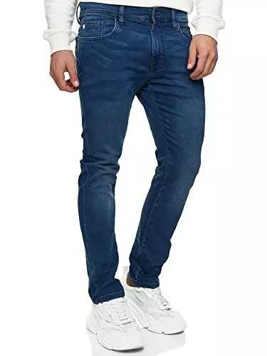 Indicode Jeans Indicode Herren INCoil Jeanshose aus 77% Baumwolle Super-Stretch | Denim Herrenjeans