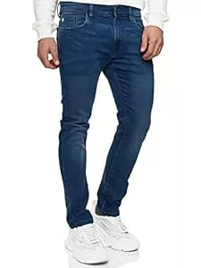 Indicode Jeans Indicode Herren INCoil Jeanshose aus 77% Baumwolle Super-Stretch | Denim Herrenjeans