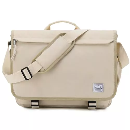 VASCHY Taschen & Rucksäcke VASCHY Umhängetaschen Herren, Wasserabweisend 15.6-17 Zoll Laptop Schultertasche Laptoptaschen mit Gepolstertem Schultergurt Schultasche Herrentasche für Arbeit, Schule, Business Damen