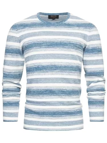 Indicode Pullover & Strickmode Indicode Herren INManfred Feinstrickpullover aus 100% Baumwolle | Strickpullover für Männer