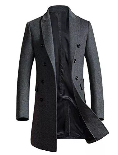 Vogstyle Mäntel Vogstyle Herren Warme Wolle Coat Wintermantel Jacke Herrenmantel