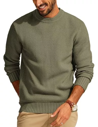 PJ PAUL JONES Pullover & Strickmode PJ PAUL JONES Pullover Herren Strukturiertpullover Feinstrick Pullover Regular Fit Basic Strickpullover mit Rundhals