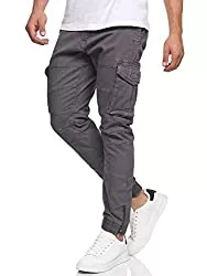 Indicode Jeans Indicode Herren Alex Cargohose aus Baumwolle mit 6 Taschen | Lange Regular Fit Cargo Hose Baumwollhose Freizeithose Wanderhose Trekkinghose Men Pants Outdoorhose für Männer