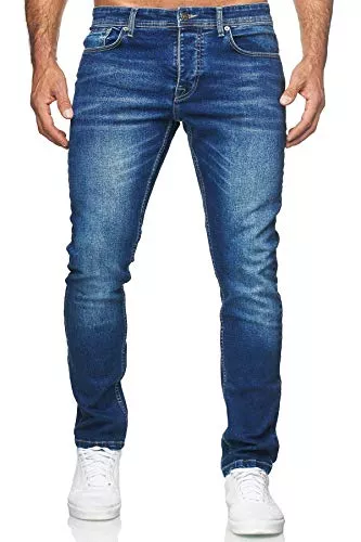 MERISH Jeans MERISH Jeans Herren Destroyed Hose Jeanshose Slim Fit Männer Denim 2081-1001