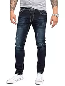 Rock Creek Jeans Rock Creek Herren Jeans Hose Slim Fit M21