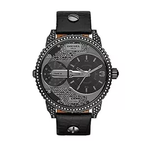 Diesel Uhren Diesel Herren-Armbanduhr Analog Quarz Leder DZ7328