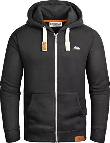 Grin&amp;Bear Kapuzenpullover Grin&amp;Bear Schwerer Herren Kapuzenpullover Kapuzenjacke Hoodie