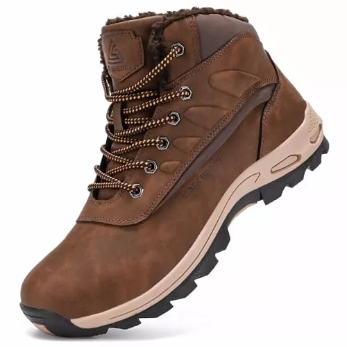 CYKYGGO Stiefel CYKYGGO Warme Winterschuhe Herren Gefüttert Winterstiefel Wasserdicht Warme Trekkingschuhe Wanderschuhe