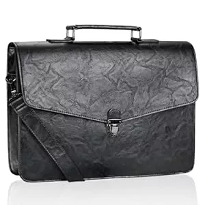 ESTARER Taschen & Rucksäcke ESTARER Aktentasche Herren Leder, Laptoptasche 15.6 Zoll Groß Business Arbeitstasche für Arbeit, College, Reisen