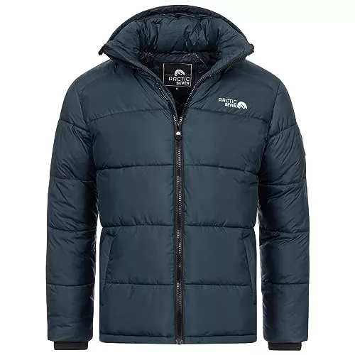 Arctic Seven Jacken Arctic Seven Herren Winter Stepp Jacke gesteppte Winterjacke warm Kapuze AS-333