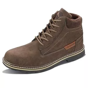 CC-Los Stiefel CC-Los Herren Winterschuhe Warme Gefüttert Winterstiefel Wasserabweisend Rutschfest Klassische mit Wanderschuhe, Gr. 40-48 EU