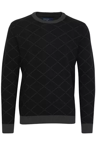b BLEND Pullover & Strickmode Blend BHNison Herren Strickpullover Feinstrick Pullover aus 100% Baumwolle
