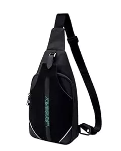 WATERFLY Taschen & Rucksäcke WATERFLY Anti-Diebstahl Sling Bag für Damen und Herren Brusttasche Hippie Crossbody Bag Multipurpose Daypack