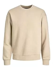 JACK & JONES Pullover & Strickmode JACK & JONES Male Sweatshirt Einfarbig Sweatshirt