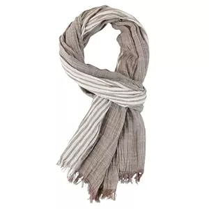 YONKOUNY Schals & Tücher YONKOUNY Schal Herren Weiche Schal aus Baumwolle Herbst Winter Mode Lang Halstuch Herrenschal
