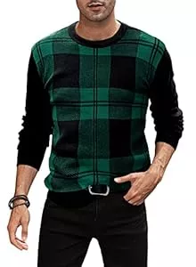 Meilicloth Pullover & Strickmode Meilicloth Rundhals Pullover Herren Basic Winterpullover Strickpullover Feinstrick Sweaters Casual Langarmshirts