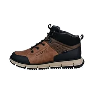 bugatti Stiefel bugatti Herren Schnürstiefel, Männer Stiefel, Wechselfußbett, wasserabweisend Dank Bugattitex