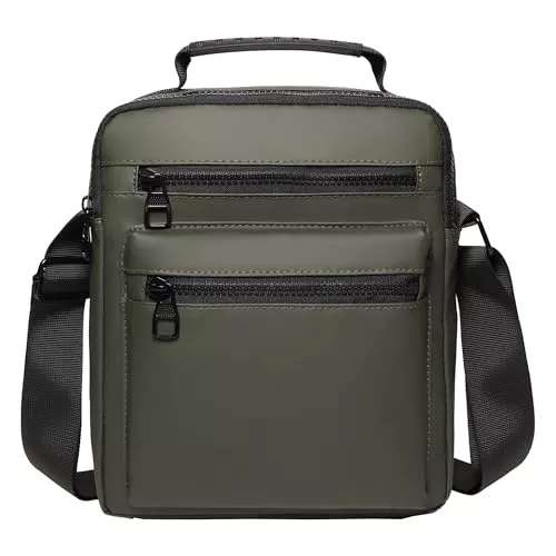 Goecice Taschen & Rucksäcke Goecice Umhängetasche Herren Crossbody Bag Schultertasche Herren Herrentasche Zum Umhängen wasserdichte Männer Tasche Herren Hohe Kapazität Handtasche Casual Messenger Bag für Reise Wandern Tägliches