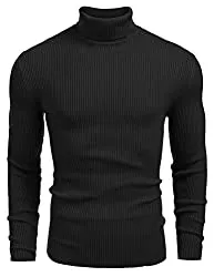 COOFANDY Pullover & Strickmode COOFANDY Herren Rollkragen Pullover Langarmshirt Feinstrick Sweater Rollkragen Freizeit Slim fit Basic Männer Pullover