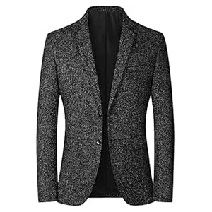 Hehiy Blazer Hehiy Sako für Herren Sakko Herren Jackett Herren Slim Fit Anzug Hosen FüR MäNner Herren Anzug Slim Fit GröSse 94 weiß/schwarz/grau/blau etc.