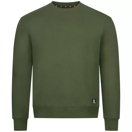 Höhenhorn Pullover & Strickmode Höhenhorn Wallster Herren Sweatshirt mit Rundhals Pullover Baumwolle