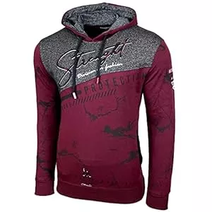 Baxboy Kapuzenpullover Baxboy Herren Pullover Hoodie Sweatjacke Longsleeve Sweatshirt Jacke Langarm Kapuzenpullover Hoody Sweater 2628
